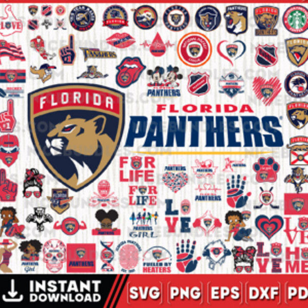 Florida Panthers Team Bundles Svg, Florida Panthers Svg, NHL Svg, NHL Svg, Png, Dxf, Eps, Instant Download.png