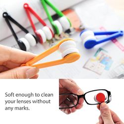 Mini Eye Glasses Lens Cleaner Soft Brush Cleaning Tool