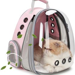 bubble expandable cat backpack pet travel carrier for cats and dogs