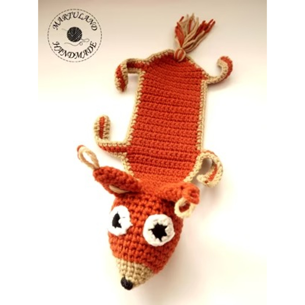 Bookmark Crazy Squirrel Amigurumi Crochet Patterns, Crochet Pattern.jpg