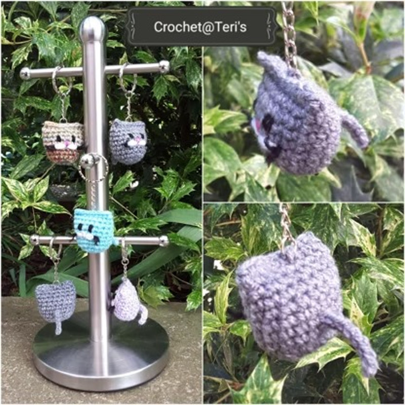 Cat Keychain Amigurumi Crochet Patterns, Crochet Pattern.jpg