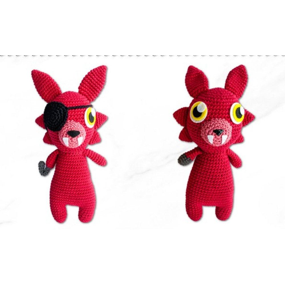 FNAF Foxy the Fox Amigurumi Crochet Patterns, Crochet Pattern.jpg