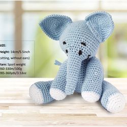 amigurumi elephant pattern, amigurumi crochet patterns, crochet pattern