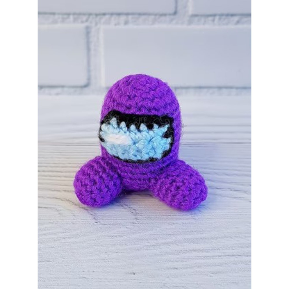 Among Us Mini Purple Crewmate,Amigurumi Crochet Patterns, Crochet Pattern .jpg