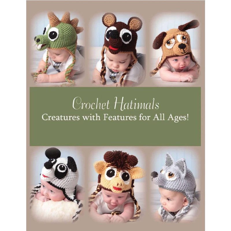 Animal Hats,  Amigurumi PDF Pattern toys patterns.jpg