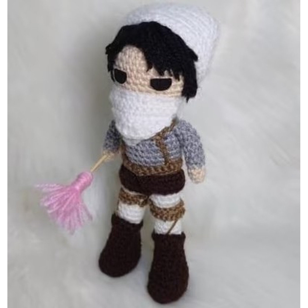 Cleaner Levi from Attack on Titan Amigurumi Crochet Patterns, Crochet Pattern.jpg