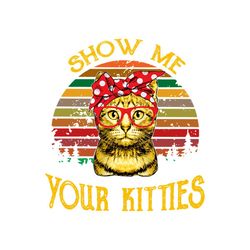 show me your kitties retro vintage cat girl cute animal svg