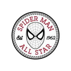 spider man all star converse logo shoes brand svg