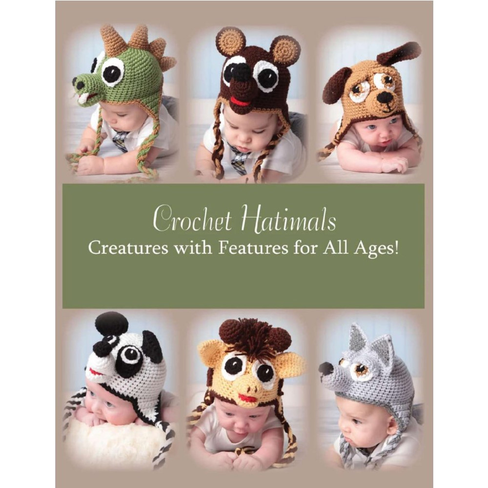 Animal Hats, Amigurumi PDF Pattern toys patterns.jpg