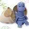 Baby dino toy blue, Amigurumi PDF Pattern toys patterns.jpg
