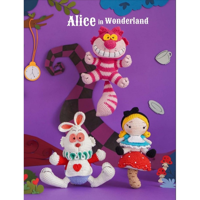 Alice in Wonderland, Amigurumi PDF Pattern toys patterns.jpg