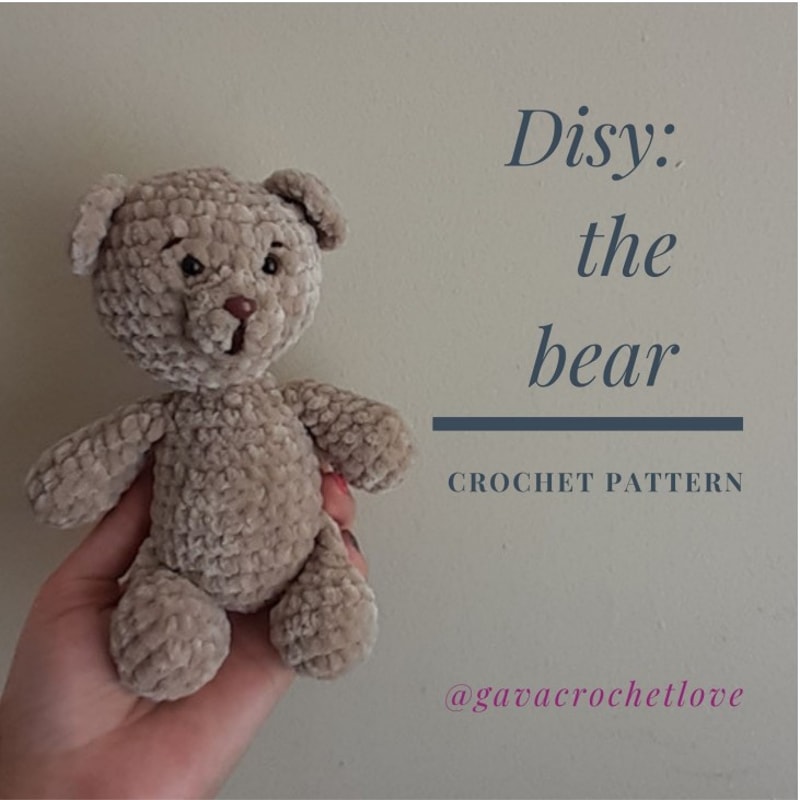 Disy The bear Amigurumi Crochet Patterns, Crochet Pattern.jpg