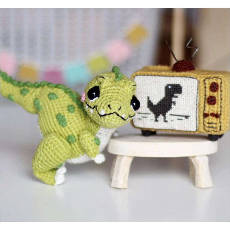 3 in 1 TyrannosaurusOliver  Amigurumi PDF Pattern toys patterns.jpg