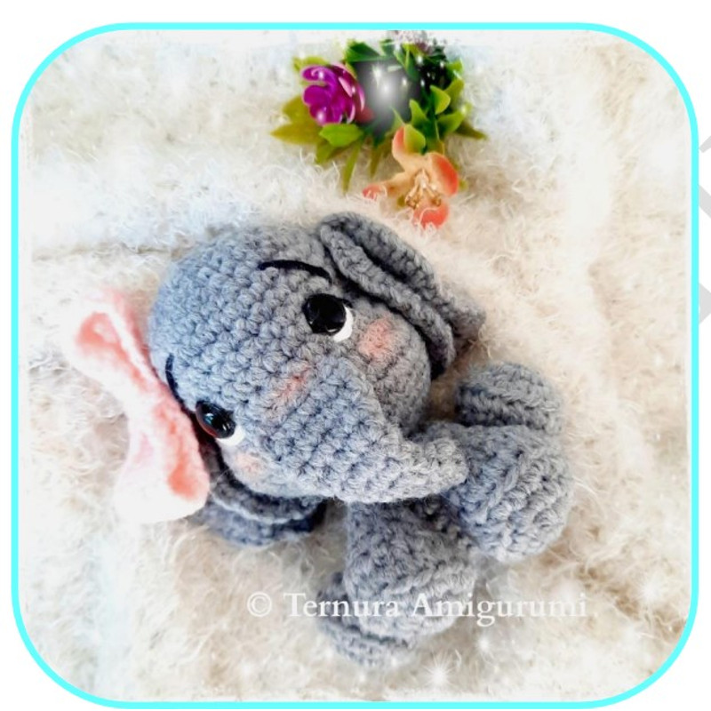 Cuddly Elephant Amigurumi Crochet Patterns, Crochet Pattern.jpg