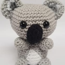 koala friend amigurumi crochet patterns, crochet pattern