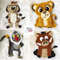 Lion and Friends  Amigurumi PDF Pattern toys patterns.jpg