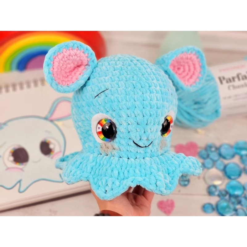 Blue the dumbo octopus Amigurumi Crochet Patterns, Crochet Pattern.jpg