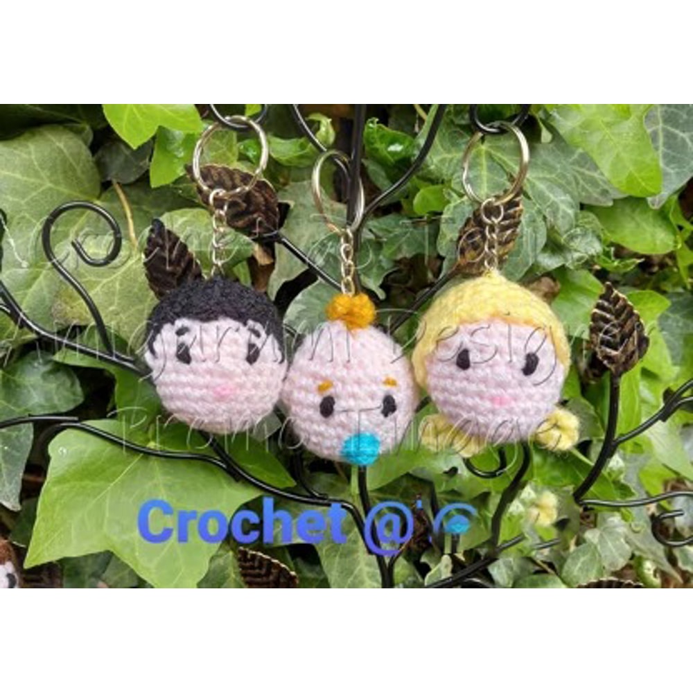 Children Baby Keychains Amigurumi Crochet Patterns, Crochet Pattern.jpg