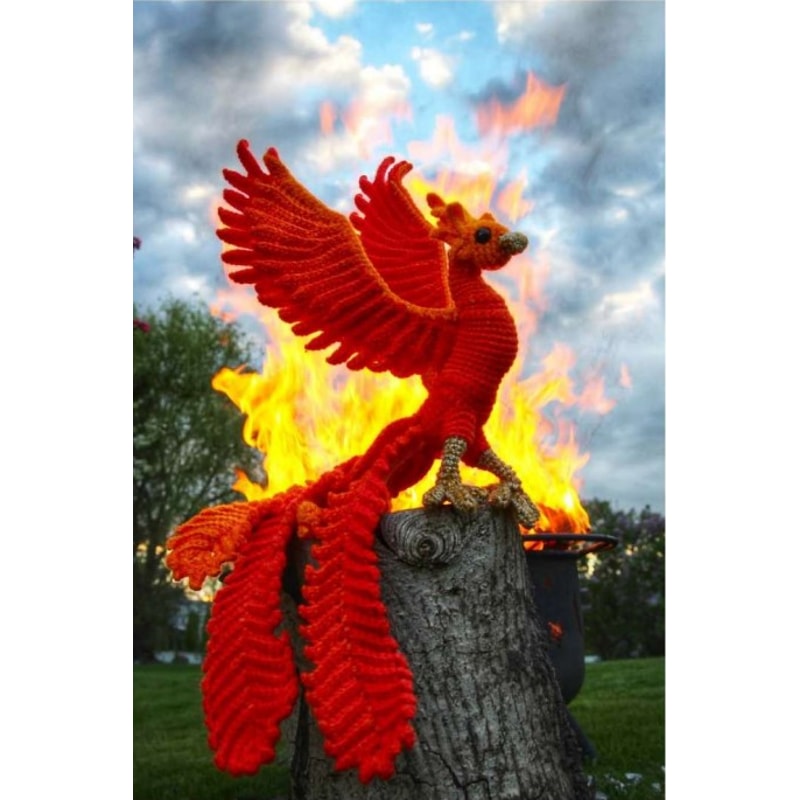 Phoenix Amigurumi PDF Pattern toys patterns.jpg