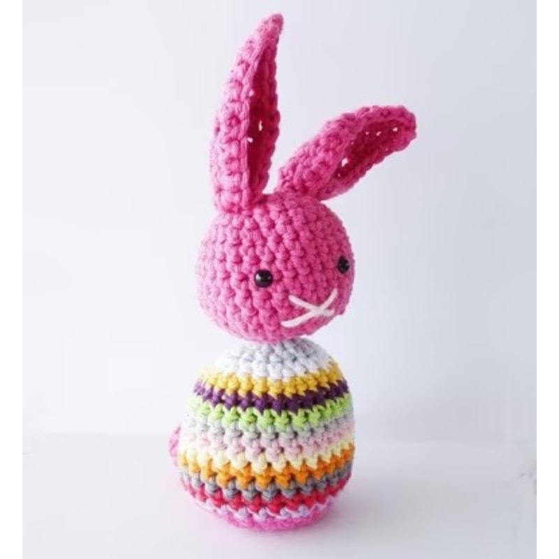 Pink Easter Bunny Amigurumi Crochet Patterns, Crochet Pattern.jpg