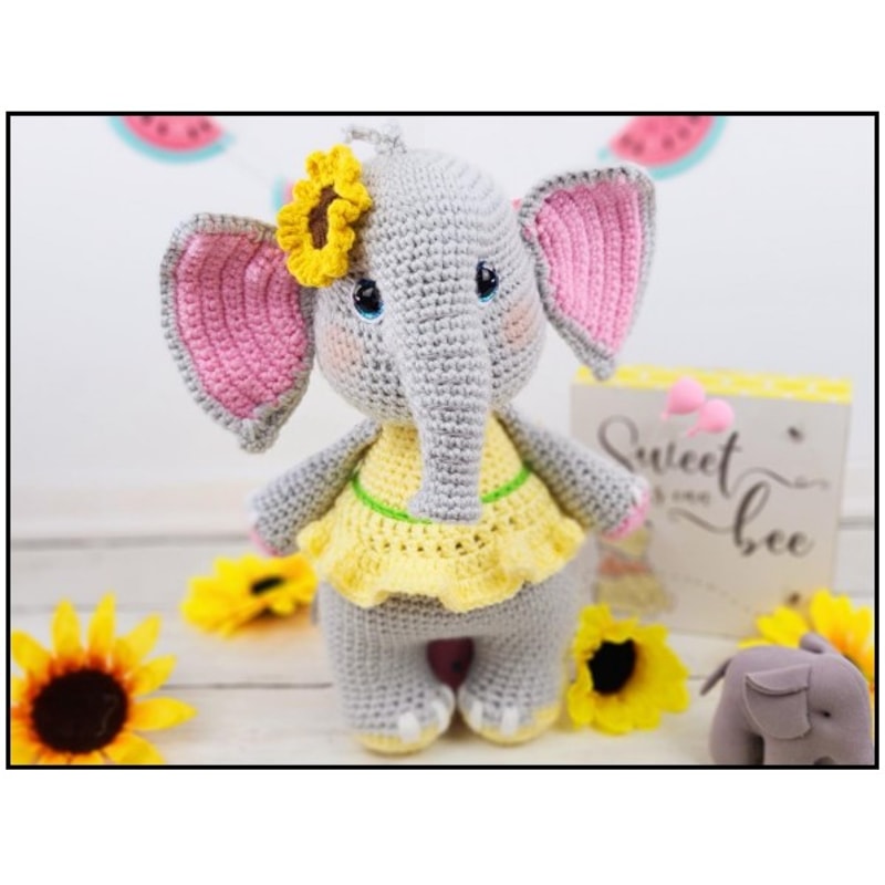 sunny the elephant Amigurumi Crochet Patterns, Crochet Pattern.jpg