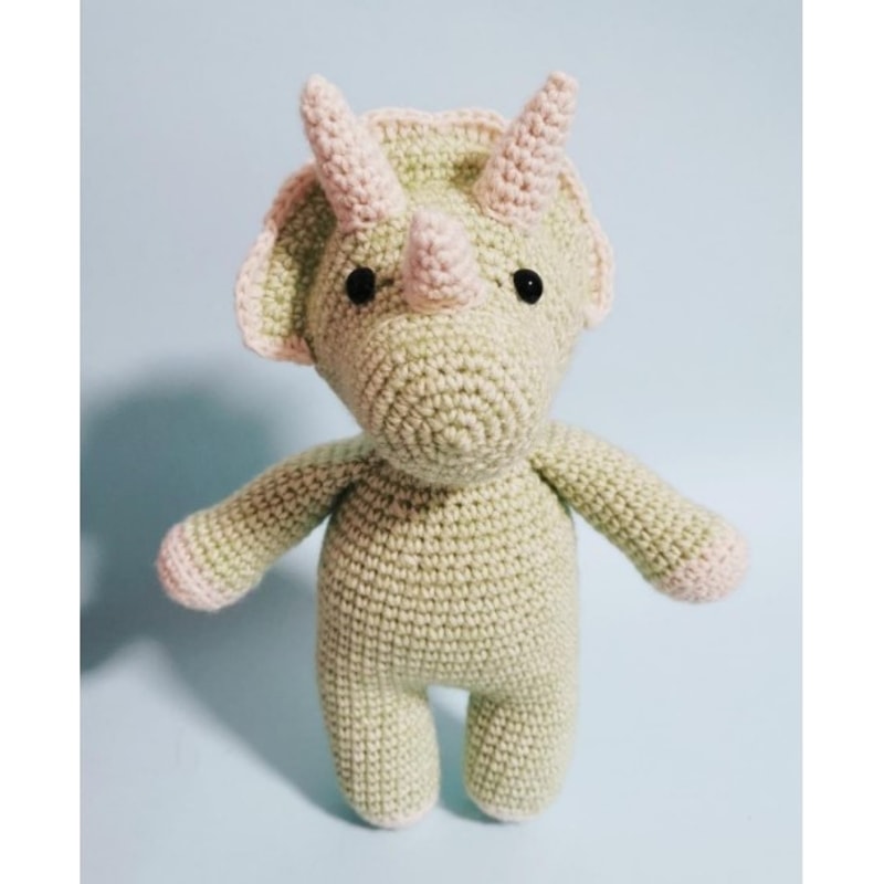 Tony the Triceratops Amigurumi Crochet Patterns, Crochet Pattern.jpg
