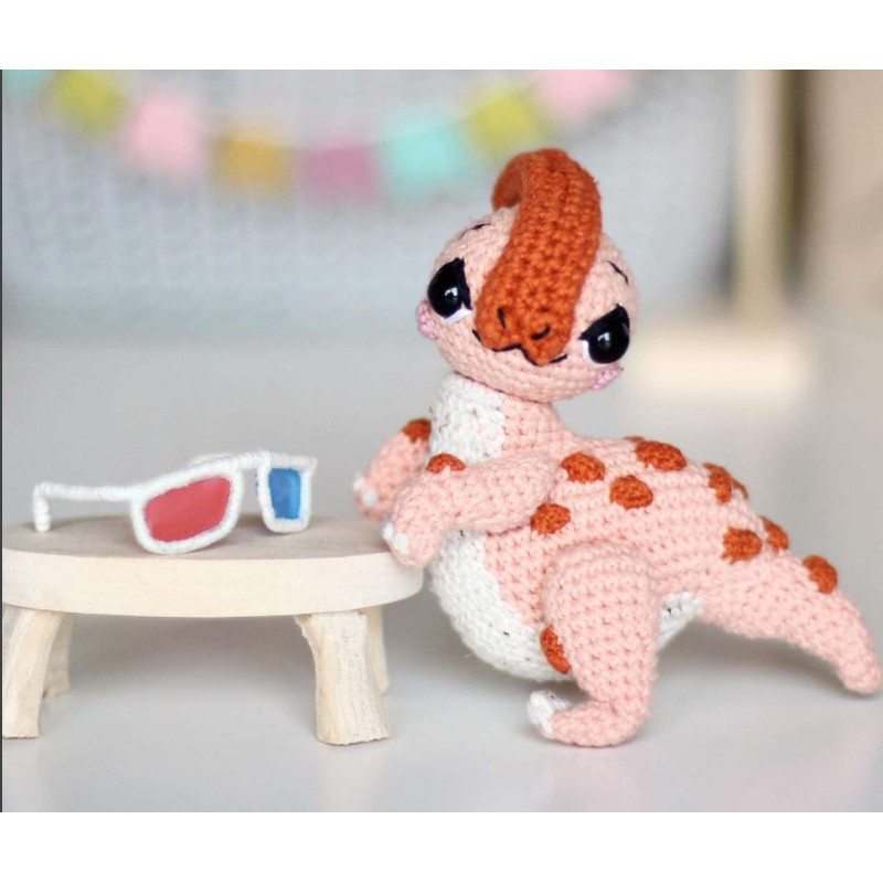 3 in 1 ParasaurolophusGinny  Amigurumi PDF Pattern toys patterns.jpg