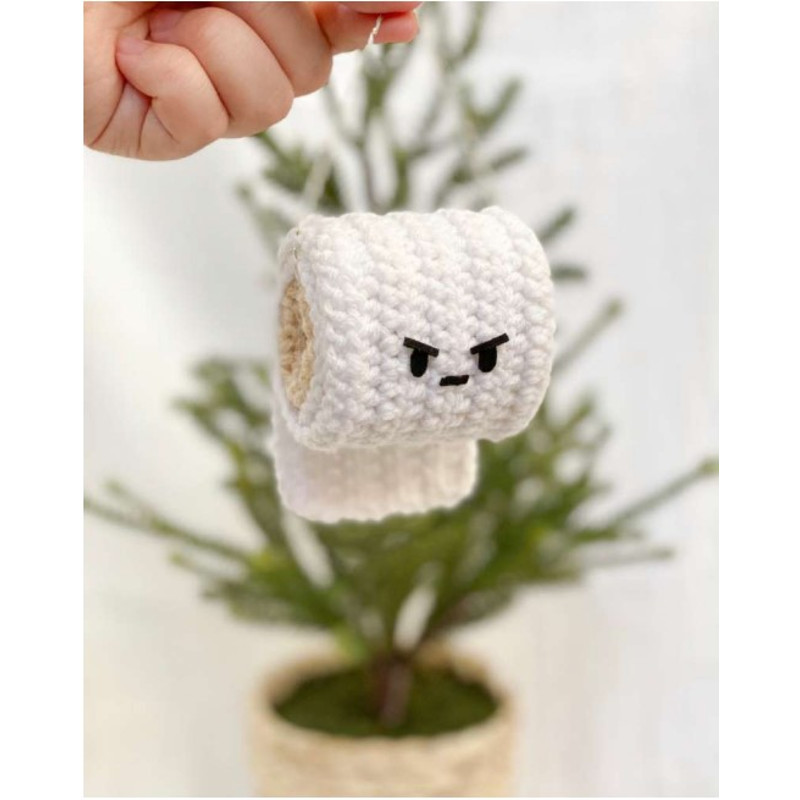 Angry toilet paper, Amigurumi PDF Pattern toys patterns.jpg