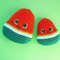Watermelon Key Chains Set Amigurumi Crochet Patterns, Crochet Pattern.jpg