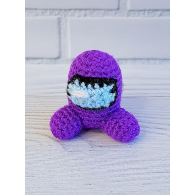 Among Us Mini Purple Crewmate,Amigurumi Crochet Patterns, Crochet Pattern .jpg