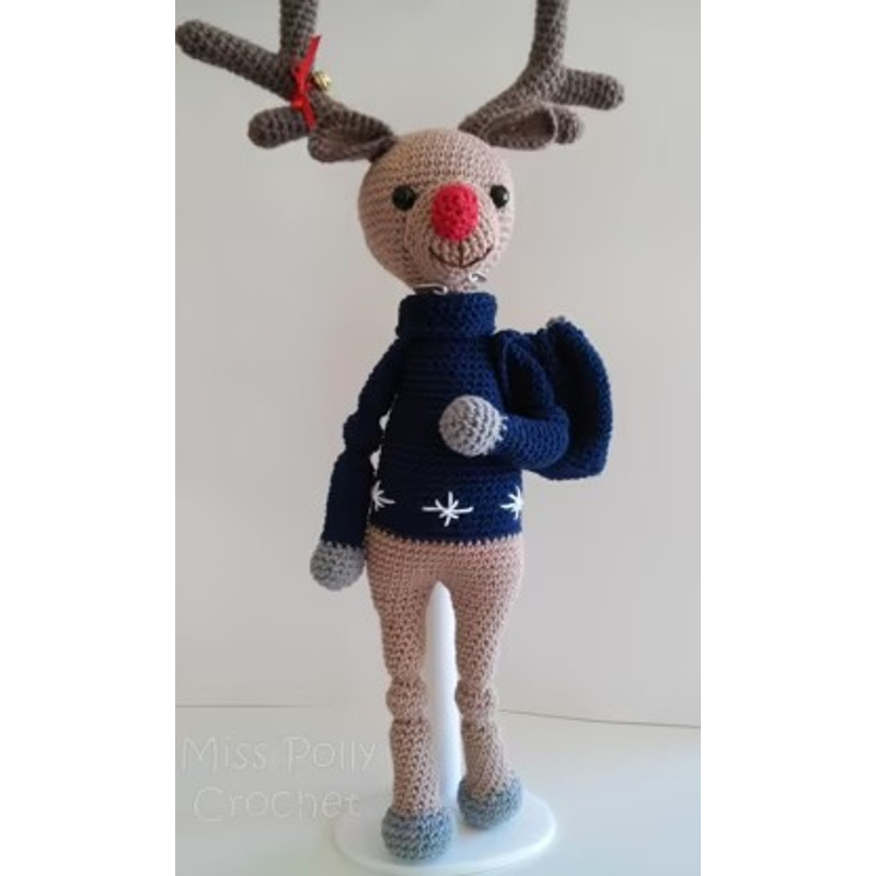 Reindeer with Duffle Bag Amigurumi Crochet Patterns, Crochet Pattern.jpg