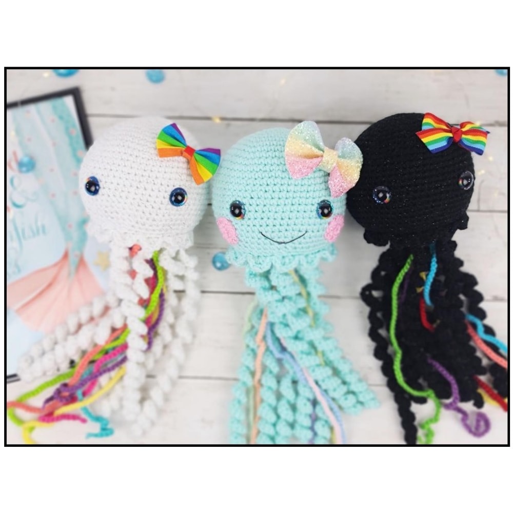 jelly fish Amigurumi Crochet Patterns, Crochet Pattern.jpg