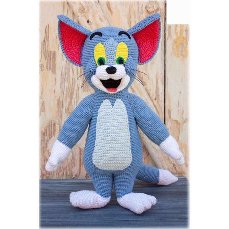 Tom the Cat Amigurumi PDF Pattern toys patterns.jpg