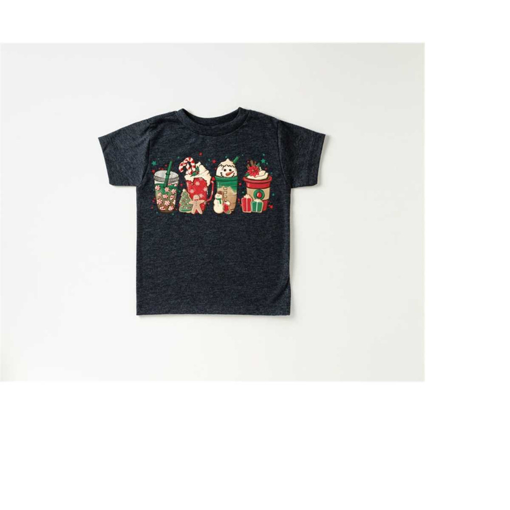 Hot Cocoa Lover Toddler Tee, Christmas Season Shirt, Cute Holiday Girls Shirt, Toddler Youth Santa Tee, Retro Boho Cute.jpg