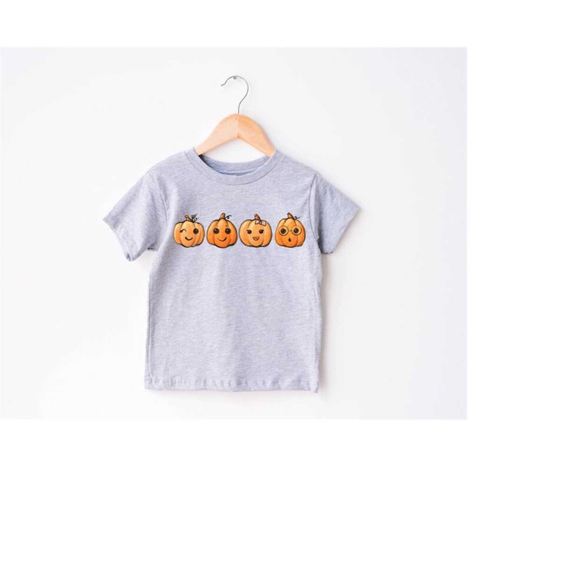 Little Baby Pumpkins Halloween, Pumpkin Season Toddler Tee, Cute Fall Girls Shirt, Toddler Youth Fall Tee, Retro Cute Vi 1.jpg