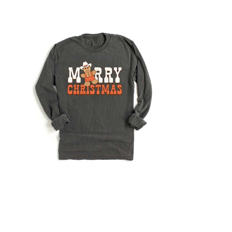 Long Sleeve Retro Christmas Comfort Colors shirt, Merry Christmas Western, Vintage Holiday Shirt, Santa Shirt, Retro Chr.jpg