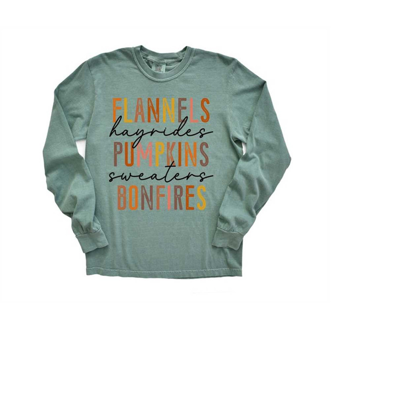 Long Sleeve Retro Fall Comfort Colors Shirt, Fall And Thanksgiving Tee, Vintage Thanksgiving Pumpkin Shirt, Retro Fall 1.jpg