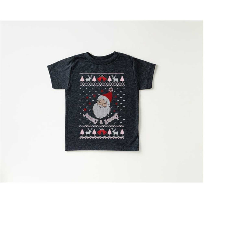 Merry and Bright Toddler Tee, Christmas Season Shirt, Cute Holiday Girls Shirt, Toddler Youth Santa Tee, Ugly Sweater Cu.jpg