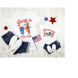 mommy and me 4th of july, party in the usa 4th shirts, fourth of july matching tees, patriotic mommy and me shirt, 4th o