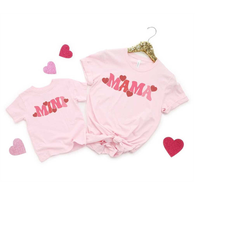 Mommy and Me Valentines Day Matching Outfits, Valentines Mini and Mommy, Mommy and me Shirts, Matching Mommy and me Outf 1.jpg