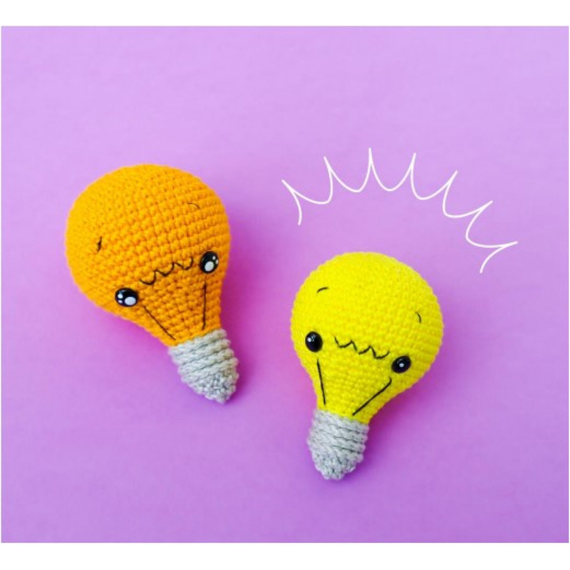 Little Spark Amigurumi Light Bulb Amigurumi Crochet Patterns, Crochet Pattern.jpg