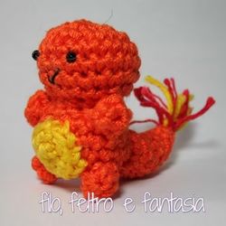 pokemon charmander amigurumi crochet patterns, crochet pattern