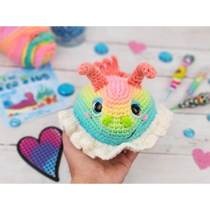 Sea slug Amigurumi Crochet Patterns, Crochet Pattern.jpg