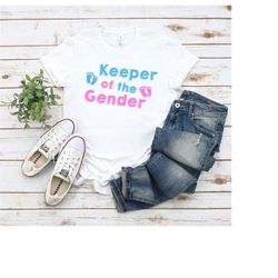 gender reveal shirt, keeper of the gender sweatshirt, gender reveal party shirt, gender reveal gift, reveal party, gend
