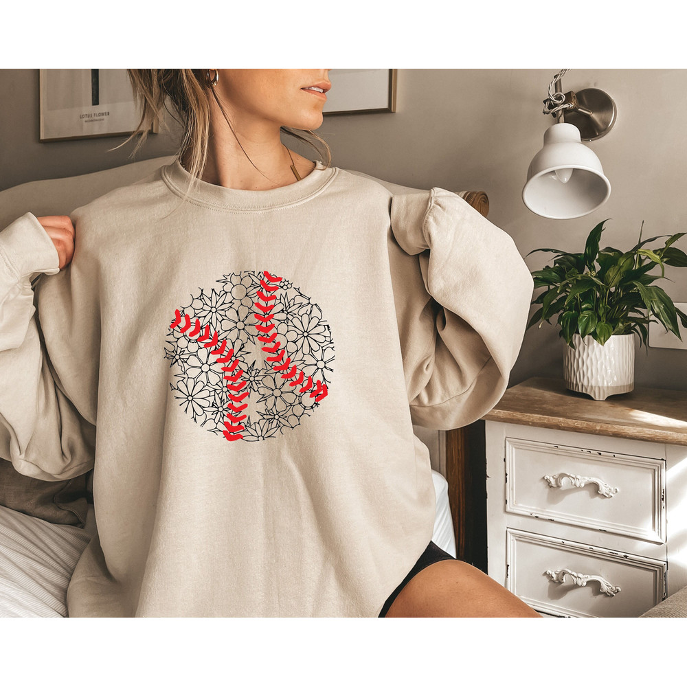 Floral Baseball Sweatshirt, Baseball Lover Sweatshirt, Basketball Mom Sweatshirt, Love Baseball Sweatshirt, floral sweatshirts.jpg