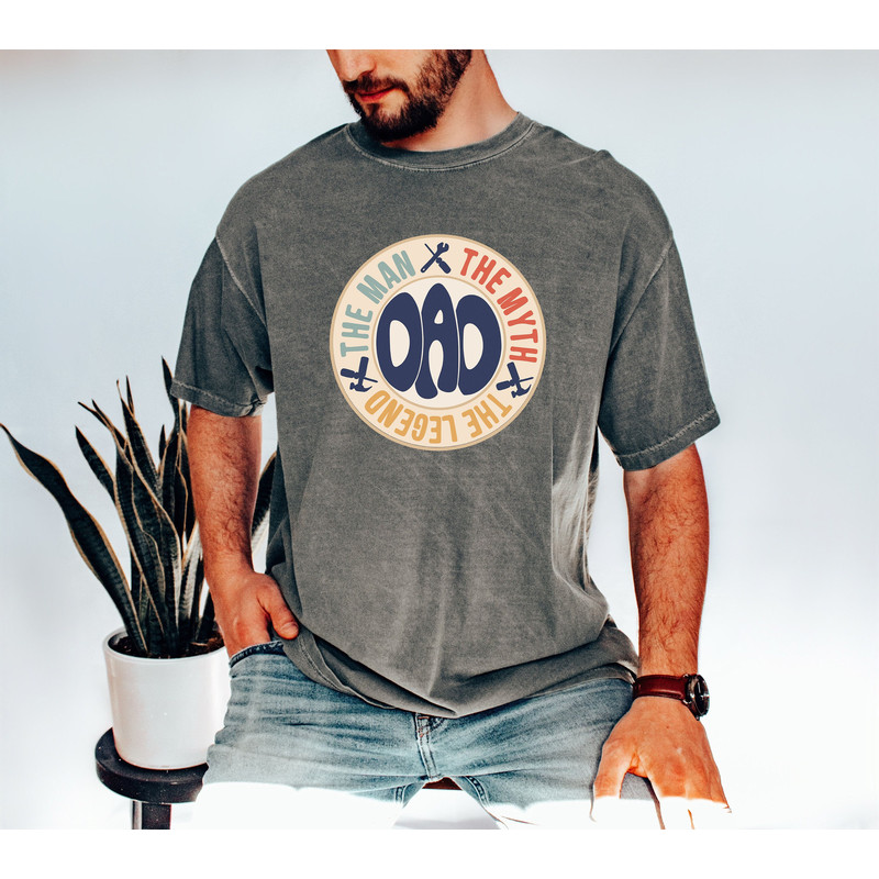 Comfort Colors The Man The Myth The Legend Tshirt, Dad Shirt, Funny Dad Shirt, Father's Day Shirt, Gift for Dad.jpg