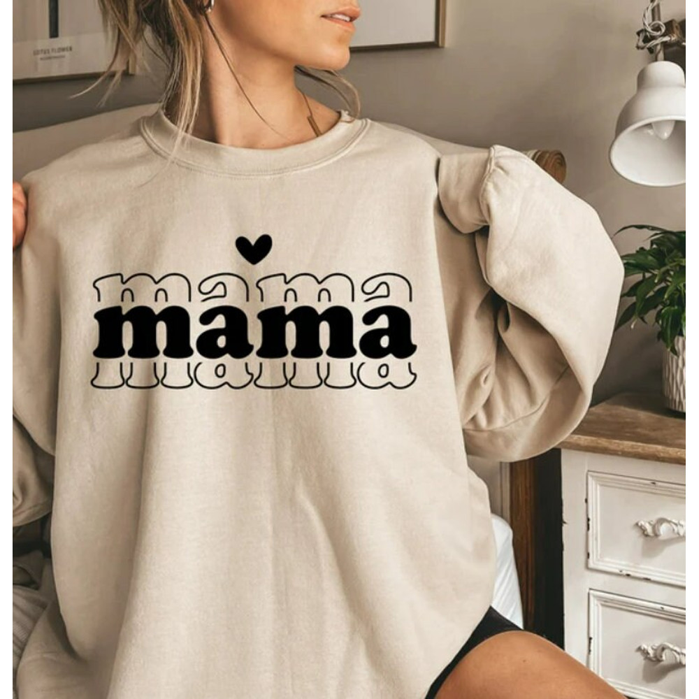 Mama Sweatshirt, Pregnancy announcement, Mama Valentine tee, Mommy and Me Sweatshirt, Womens Clothing, Mothers Day Shirt.jpg