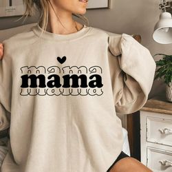 mama sweatshirt, pregnancy announcement, mama valentine tee, mommy and me sweatshirt, womens clothing, mothers day shirt