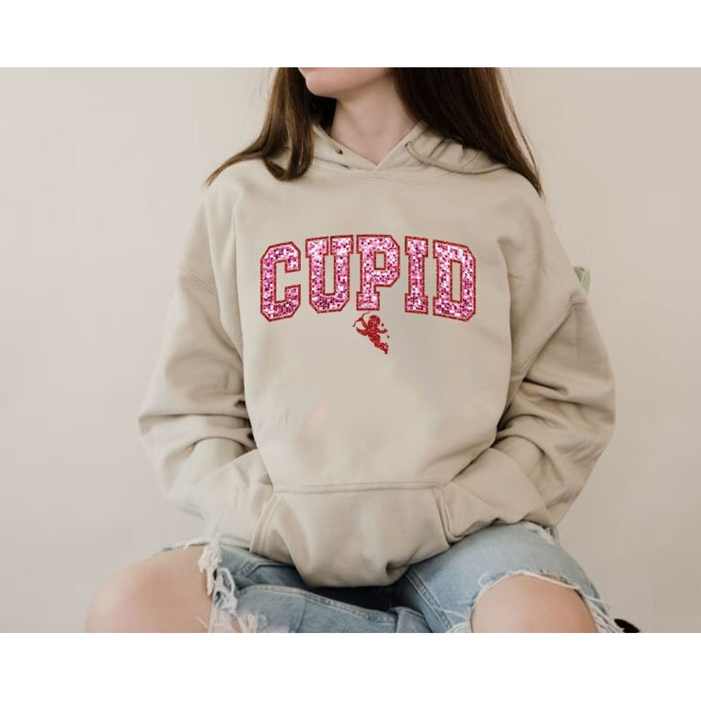 Cupid Hoodie,Cute Valentines Day,Valentine's Day Gift,Funny College Sweatshirt,Love Crewneck Sweatshirt,Cupid Sweater,Valentines Tee.jpg