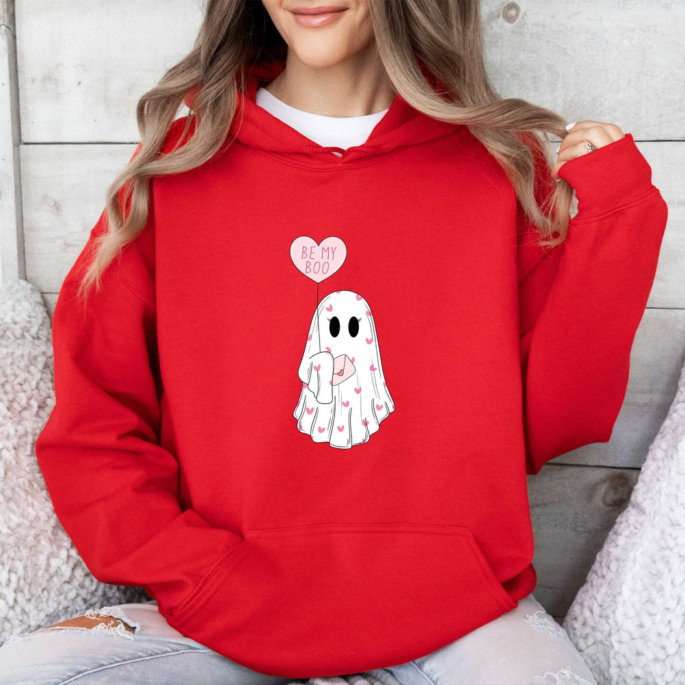 Be My Boo Sweatshirt, Ghost Sweater, Valentines Day Hoodie, XOXO Sweatshirt, Women Valentines Day Sweatshirt, Heart Sweatshirt, 777, 520.jpg